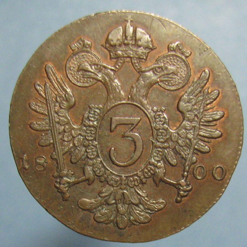 1800-Austrian-3-Kreuzer-Struck-Over-A-6-Kreuzer